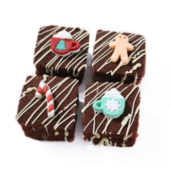 Edible Sugar Decorations - Christmas Cheer (Set of 12)